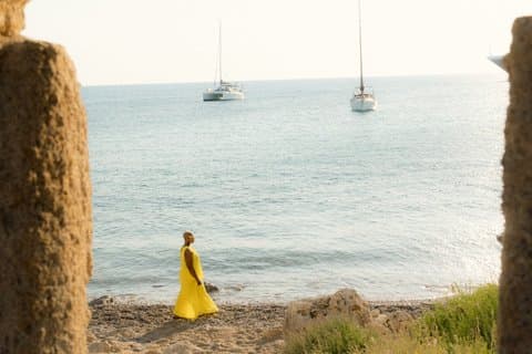 Express Photoshoot in port Old town of Rhodes