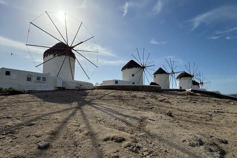 Mykonos Chora till fots 2 timmars naturskön promenad Tour