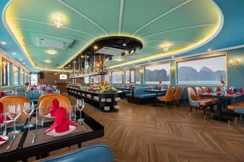 ハロン湾オーロラ日帰りクルーズラグジュアリー