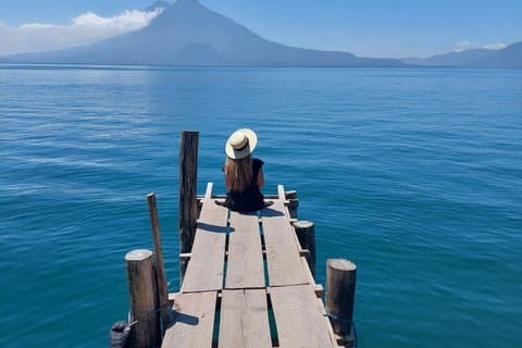 Gedeelde Atitlan-meertour vanuit Antigua met 3 Maya-dorpen
