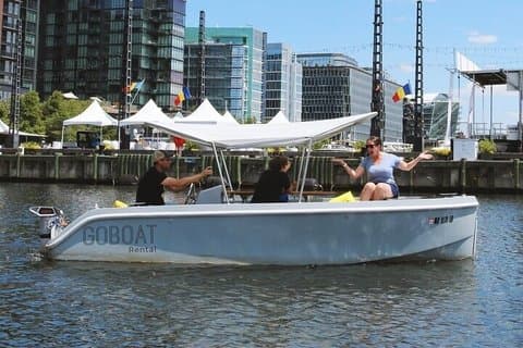 Bootsverleih @The Wharf DC Keine Lizenz erforderlich Sei dein eigener Kapitän