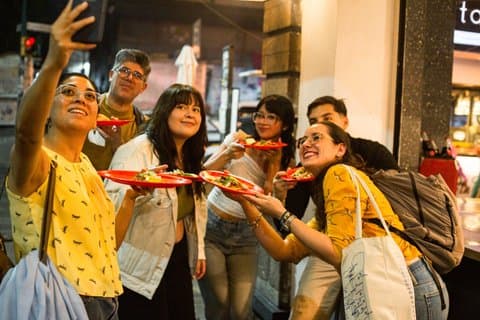 Uma noite de tacos e mezcal na cidade do México