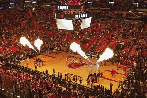 Miami Heat basketballkamp på Kaseya Center