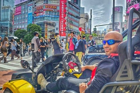 Shibuya Go Kart Tour Shibuya Crossing Tokyo Tower and Skytree