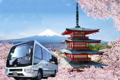 Mt Fuji/Lake Kawaguchi 1 day 18/45 seater customize Private Tour