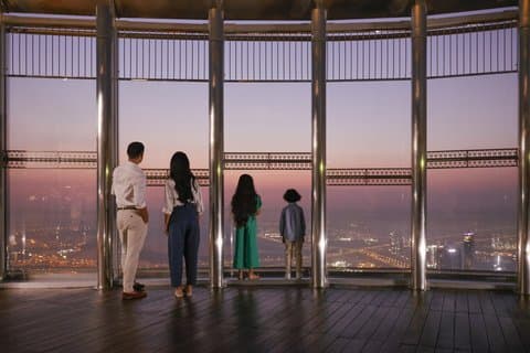 Entrada al Burj Khalifa con The Cafe Treat con traslados privados