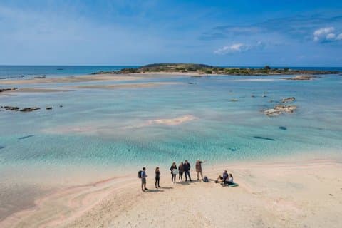Elafonissi Beach Privat anpassad rundtur – Kreta Rosa Sandparadis