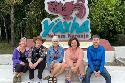 Shared Yaxha Sunset Tour from Flores Maya Ruins and Lagoon