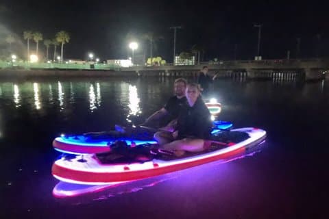 Night Glow Paddle Board Excursão de aventura em Daytona Beach