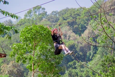 Koh Samui Jungle Zipline Adventure with Longest Zipline Course