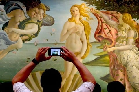 Uffizi Gallery Florence Hosted Entré med tidsbegrænset adgang
