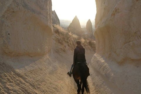 Cappadocia Horse Riding Tour no nascer ou no pôr do sol