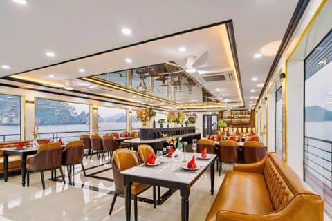 Diamond Era Luxury Halong Bay Day Trip com Jacuzzi e Kayaking