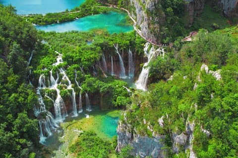 Excursão de dia privada aos Lagos de Plitvice a partir de Zagreb