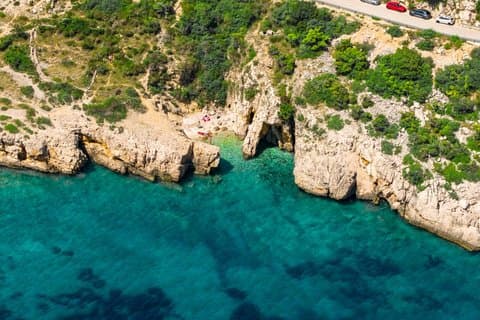 Private Shore Tour: Plavnik, Blue Cave & Hidden Beaches from Krk
