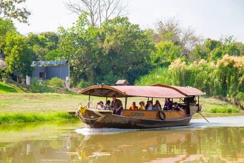 Chiang Mai Mae Ping River Cruise and Thai Farmer House Visit