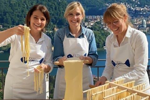 Clase de cocina exclusiva en el lago Como cerca de Villa Balbianello