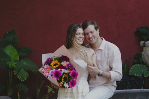 Heiratsantrag in San Miguel