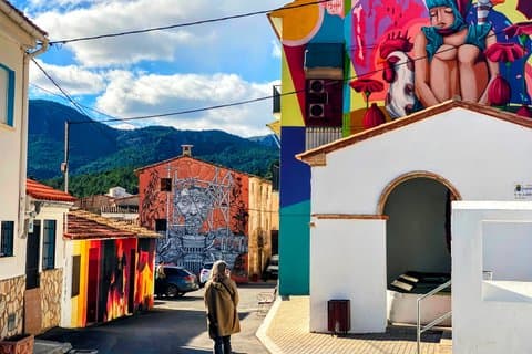Valencia : Montanejos & Fanzara Street Art - Excursión privada de un día