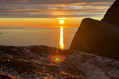 Midnattssolsvandring och naturskön fjordtur från Tromsö