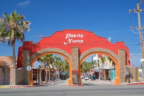 Hummerfrokost i Puerto Nuevo Privat udflugt