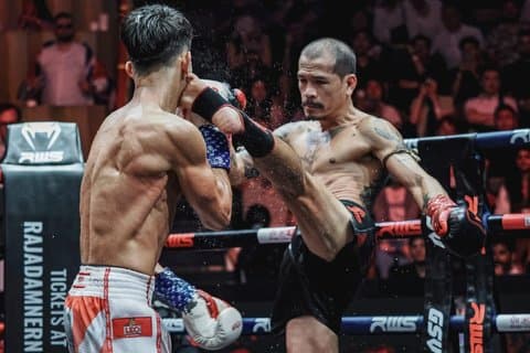 Bangkok Muay Thai Luta ao Vivo no Estádio Rajadamnern