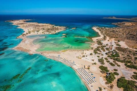 Bootstour von Chania nach Elafonisi, Balos, Gramvousa & mehr