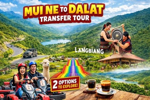 Visita panorâmica de Mui Ne a Da Lat: Go-Kart, Mongo Land e Langbiang