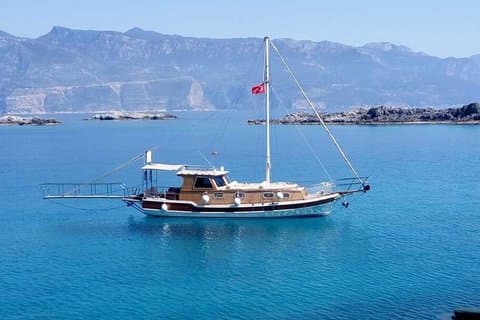Privat Oludeniz bådtur solnedgang eller morgen tur for 8 personer