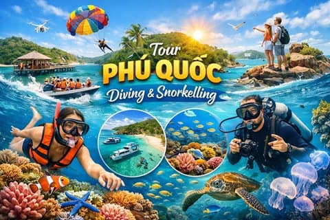 Phu Quoc Inseln erkunden und Tauchen oder Schnorcheln