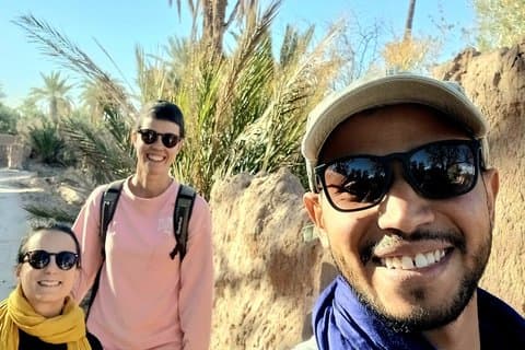 Visite privée de l'oasis de Skoura et repas fait maison avec des habitants