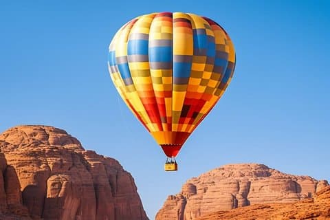 Wadi Rum varmluftballon