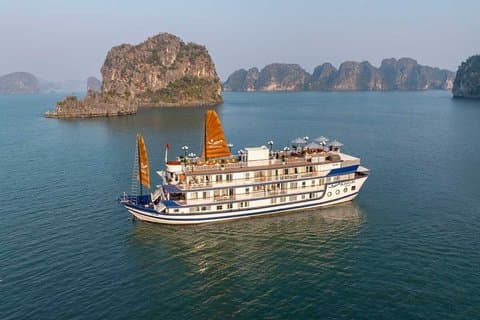 2 Tage Luxus Kreuzfahrt Bai Tu Long Bay von Hanoi