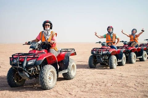ATV Quad Bike Desert Adventure & Camel Ride fra Hurghada