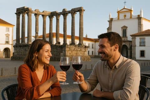 Evora: University, Cathedral & Bones Chapel — SkipLine + Wine