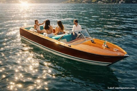 Exclusive Vintage Wooden Boat Tour on Lake Como