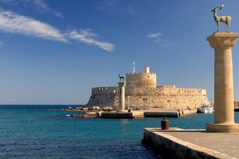 Rhodes Beach Tour with Swim Stop and Coastal Views