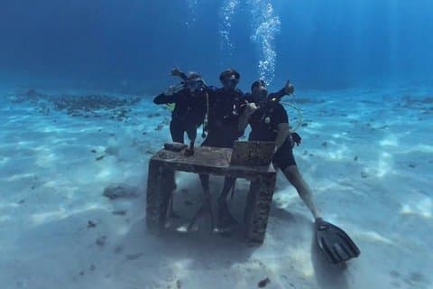 Baptême de plongée en duo privé à Tahiti