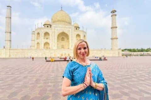 Dagtrip Taj Mahal vanuit Delhi per privéauto met lokale Gids