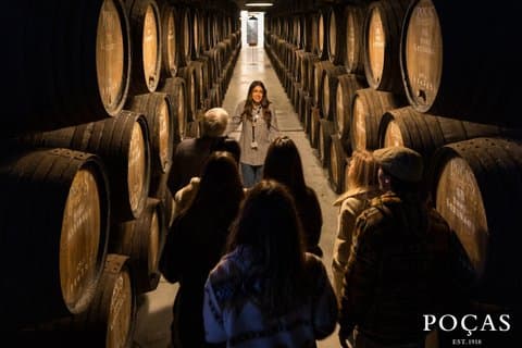 Poças guidet besøk og vinsmaking av 3 portviner