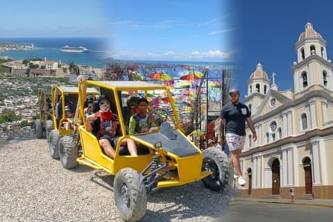 Kombination: Buggy och stadstur i Puerto Plata