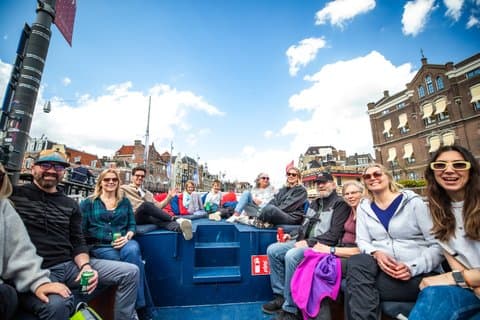 Amsterdam Canal Cruise med Live guide og to drinks