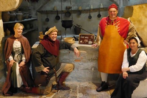 Regionale Vorspeisen an historisch bedeutsamen Orten
