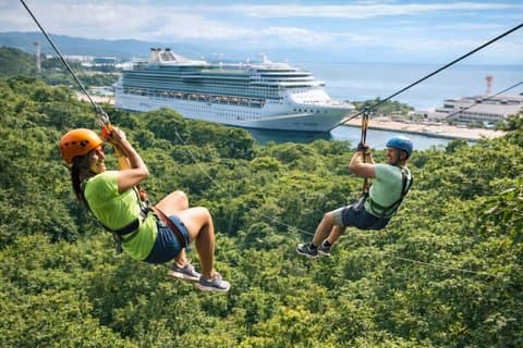 Zipline Adventure Tour in Puerto Vallarta with Easy Cruise Pickup