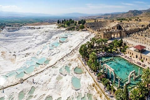 Excursão diária de Pamukkale e Hierápolis a partir de Antalya