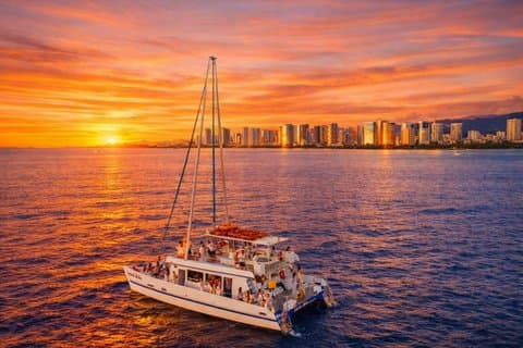 Waikiki Sunset Cruise fra Oahu