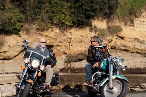 Circuits chauffés vintage Harley Davidsons au Pays Basque