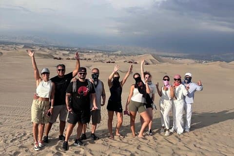 Paracas and Huacachina from Lima – Ballestas Islands and Sandboarding
