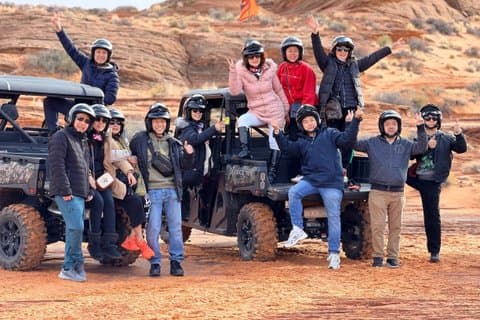 2 Hour Ride-With-A-Guide UTV Tour with Views of Lake Powell Area