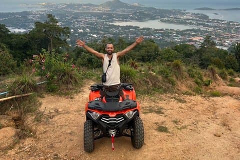 Spännande 2 timmars ATV djungel med hotelltransfer från Koh Samui